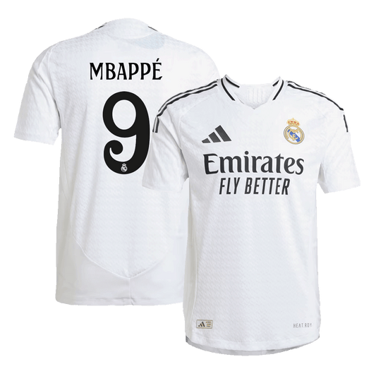 Mbappé  #9 Real Madrid Hazai Autentikus Foci Mez 2024/25