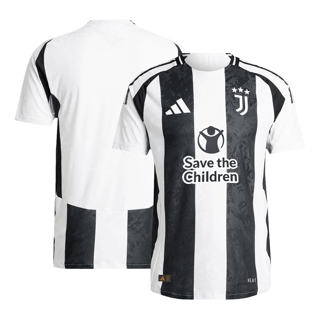 Eredeti Juventus Hazai Labdarúgó Mez 2024/25 - Save The Children Szponzor