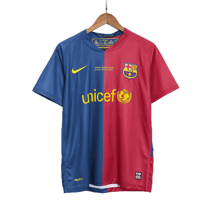 Vintage Labdarúgó Mez MESSI #10 Barcelona Hazai 2008/09 - UCL