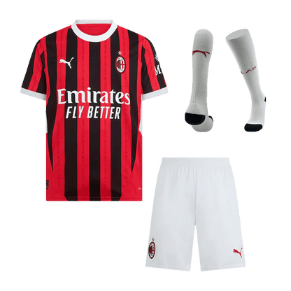 AC Milan Hazai Mez Szett 2024/25 (Mez + Rövidnadrág + Zokni)