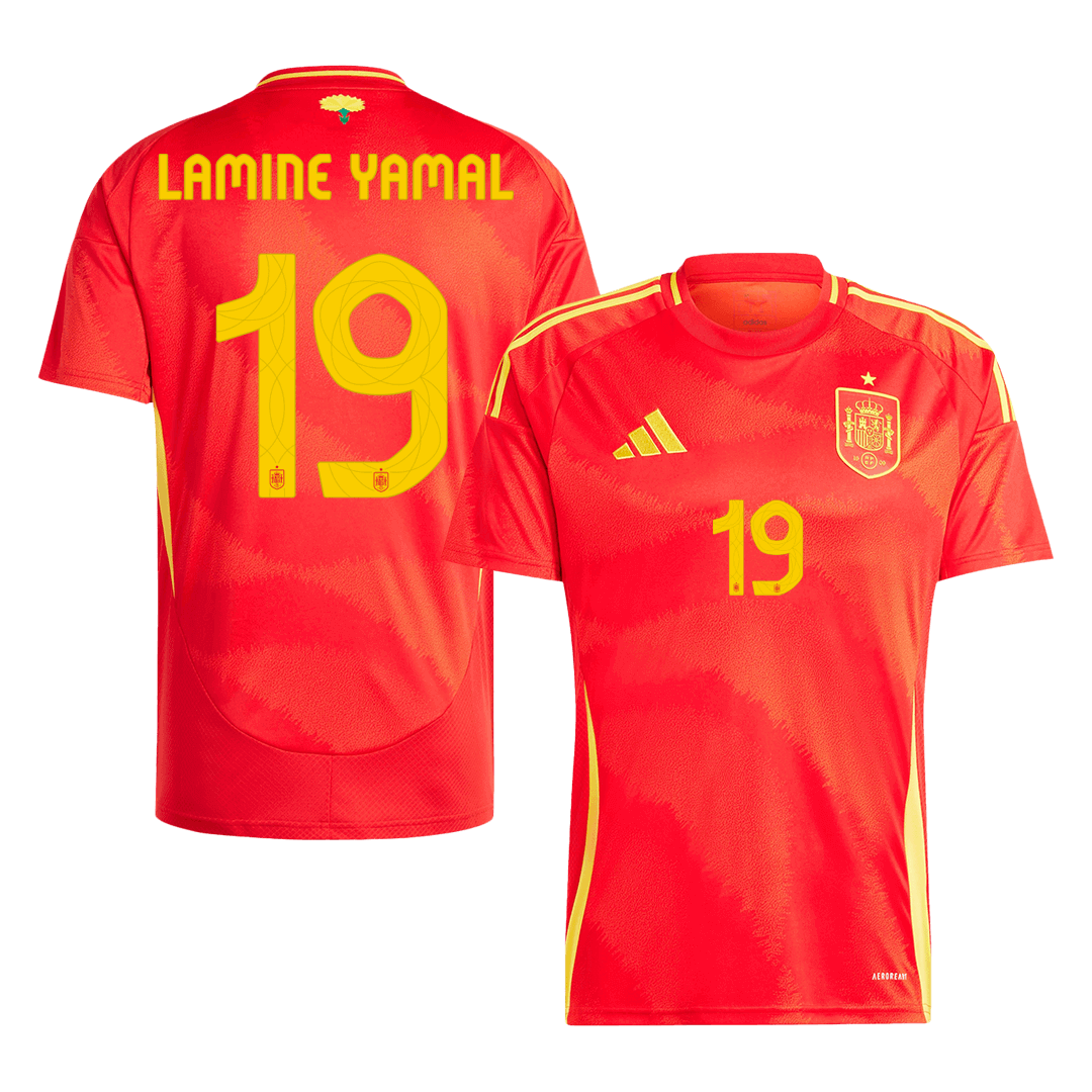 LAMINE YAMAL #19 Spanyol Hazai Foci Mez Euro 2024