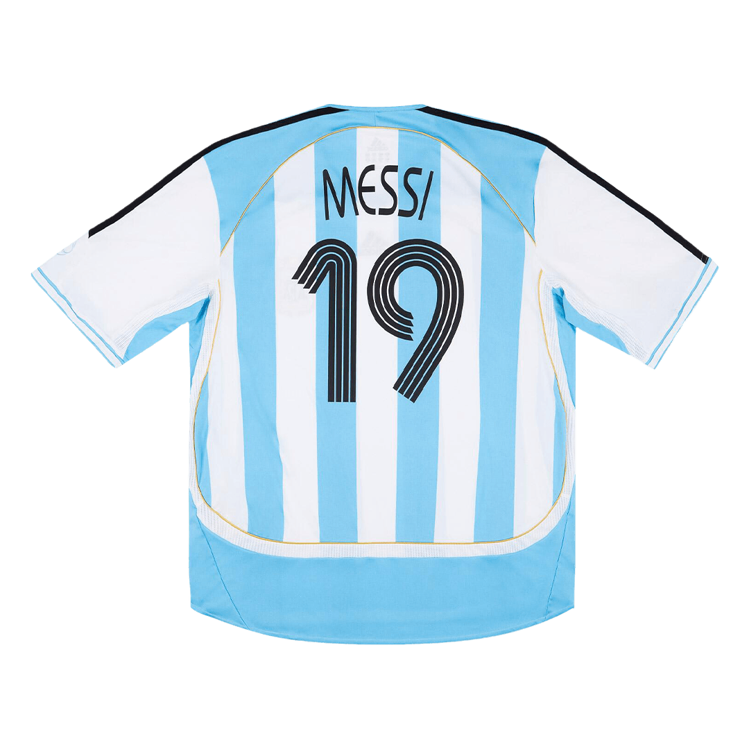 Vintage Futball Meze MESSI #19 Argentína Hazai 2006