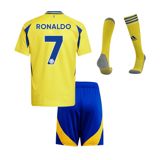 RONALDO #7 Al Nassr Hazai Gyerek Foci Mez Teljes Készlet 2024/25