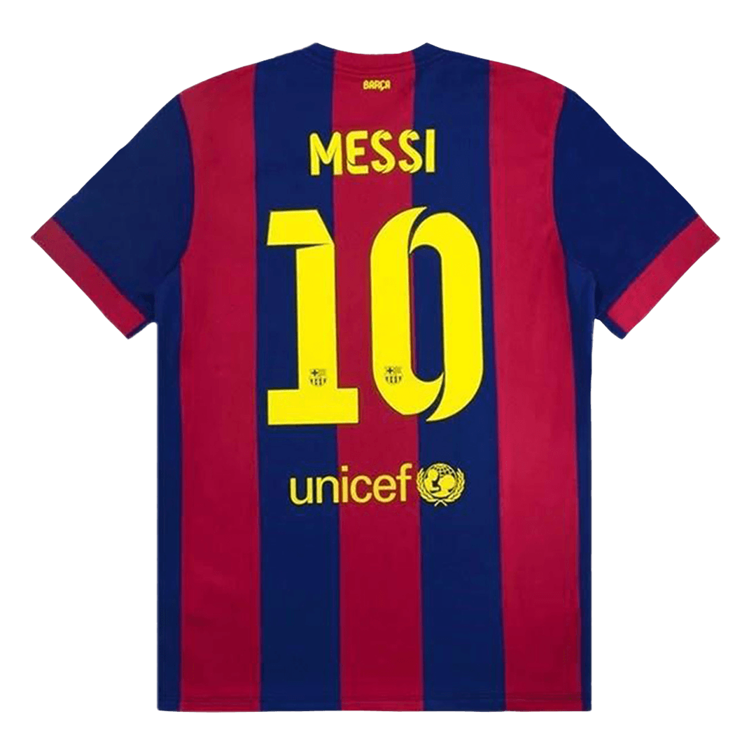 Vintage Futball Meze MESSI #10 Barcelona Hazai 2014/15