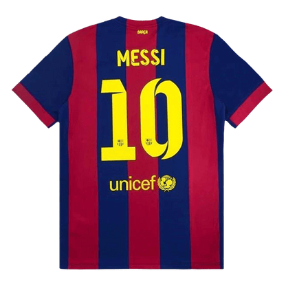 Vintage Futball Meze MESSI #10 Barcelona Hazai 2014/15