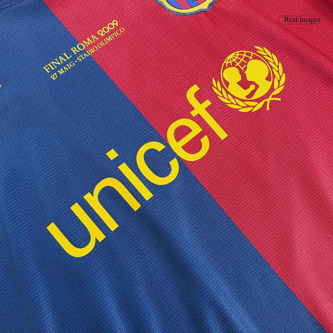 Retro 2008/09 Barcelona Hazai Foci Mez - UCL Döntő