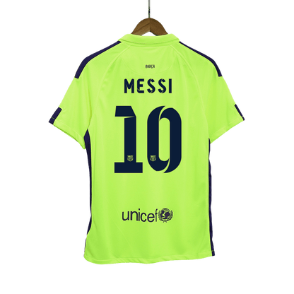 Vintage Foci Mezt MESSI #10 Barcelona Harmadik Idegenbeli 2014/15