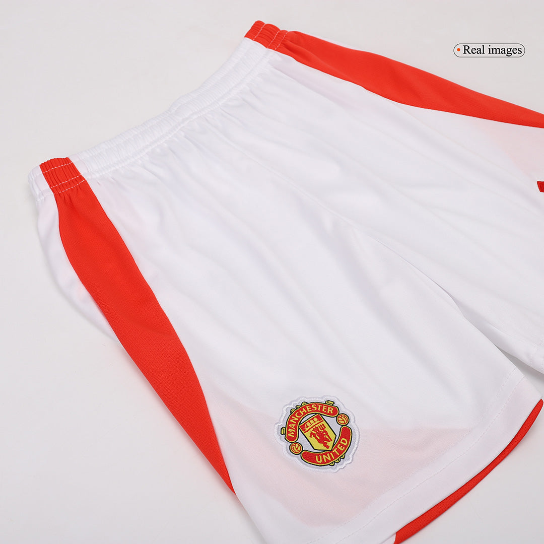 Kid's Manchester United Home Football Shirt Kit (Shirt+Shorts+Socks) 2024/25 Football Kit UK