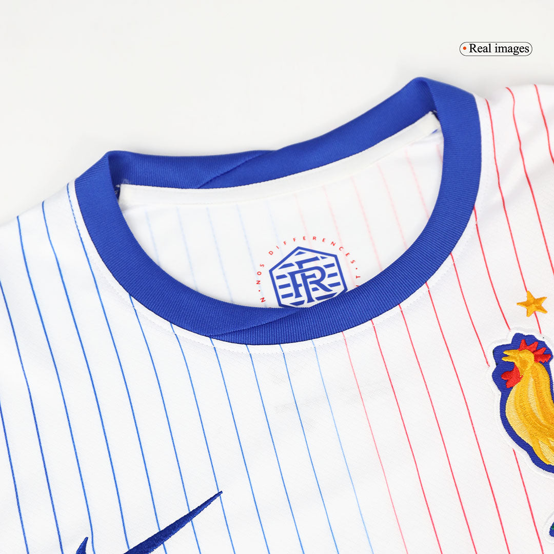 MBAPPE #10 France Away Authentic Soccer Jersey EURO 2024 