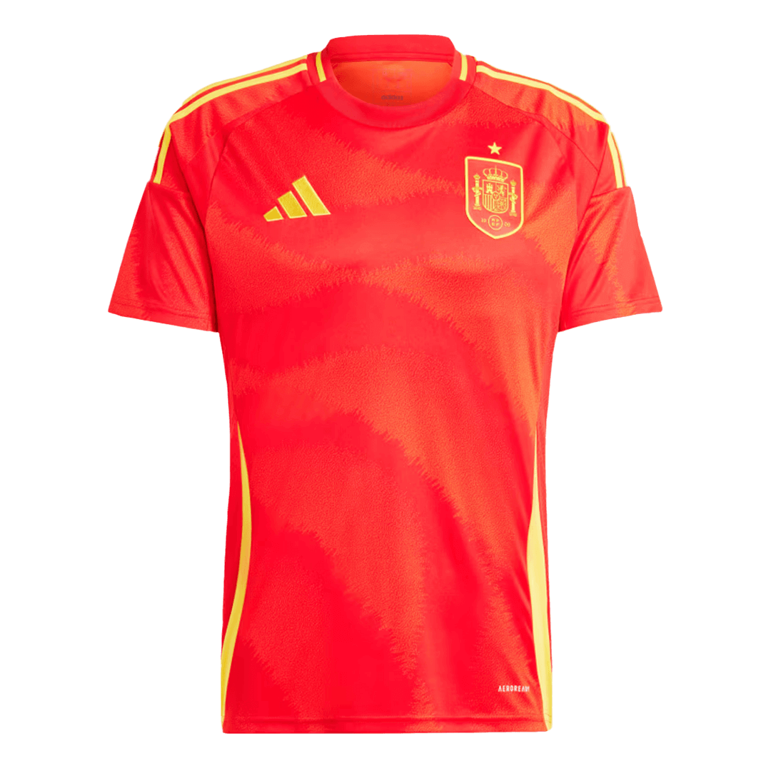 Spain Home Soccer Jersey Euro 2024 