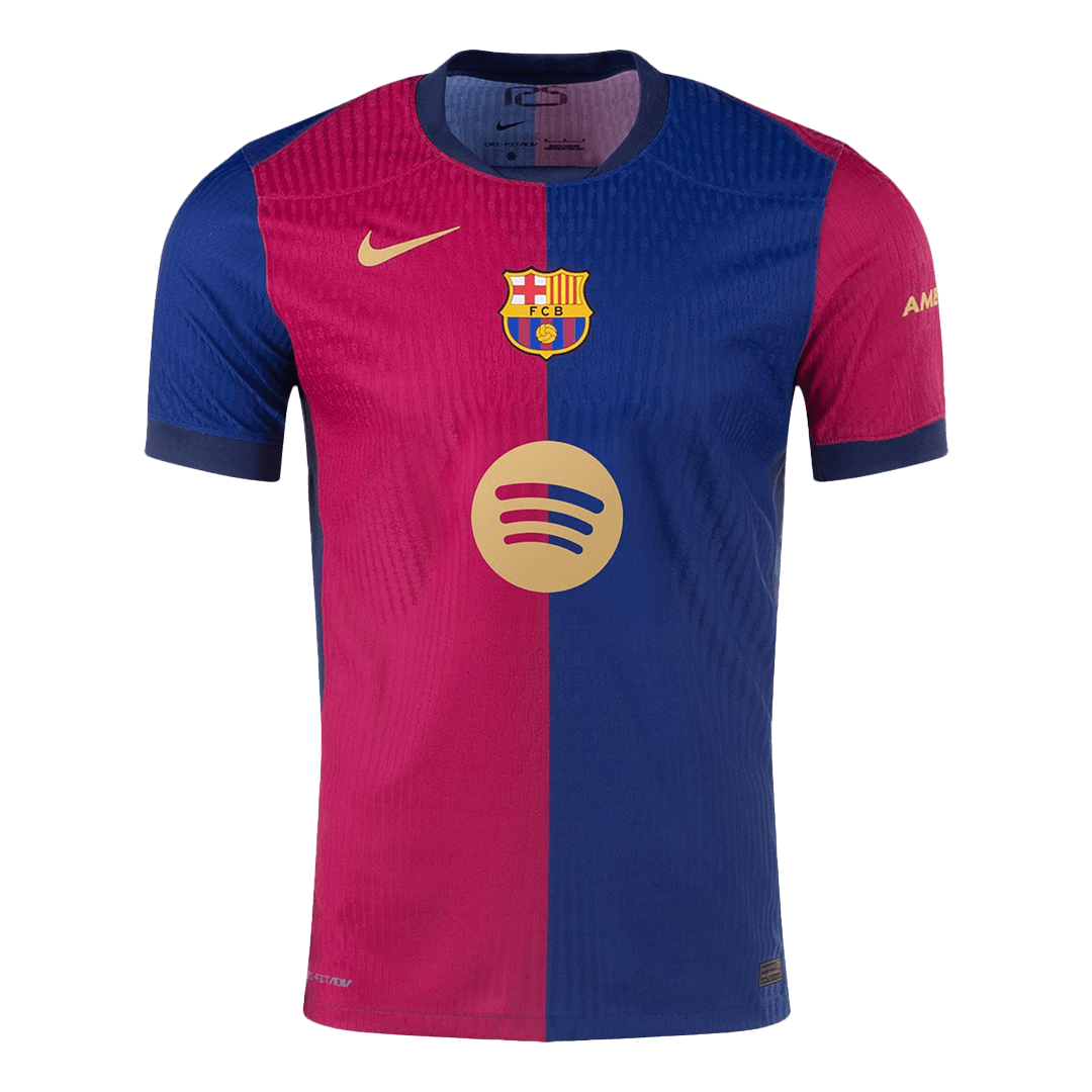 Hiteles Barcelona Hazai Foci Mez 2024/25 Spotify Logó Szöveg Nélkül