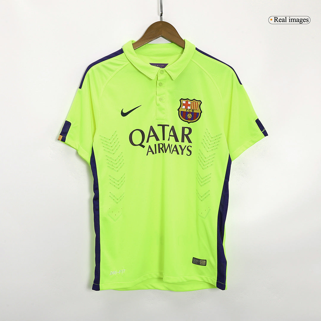 Vintage Foci Mezt MESSI #10 Barcelona Harmadik Idegenbeli 2014/15