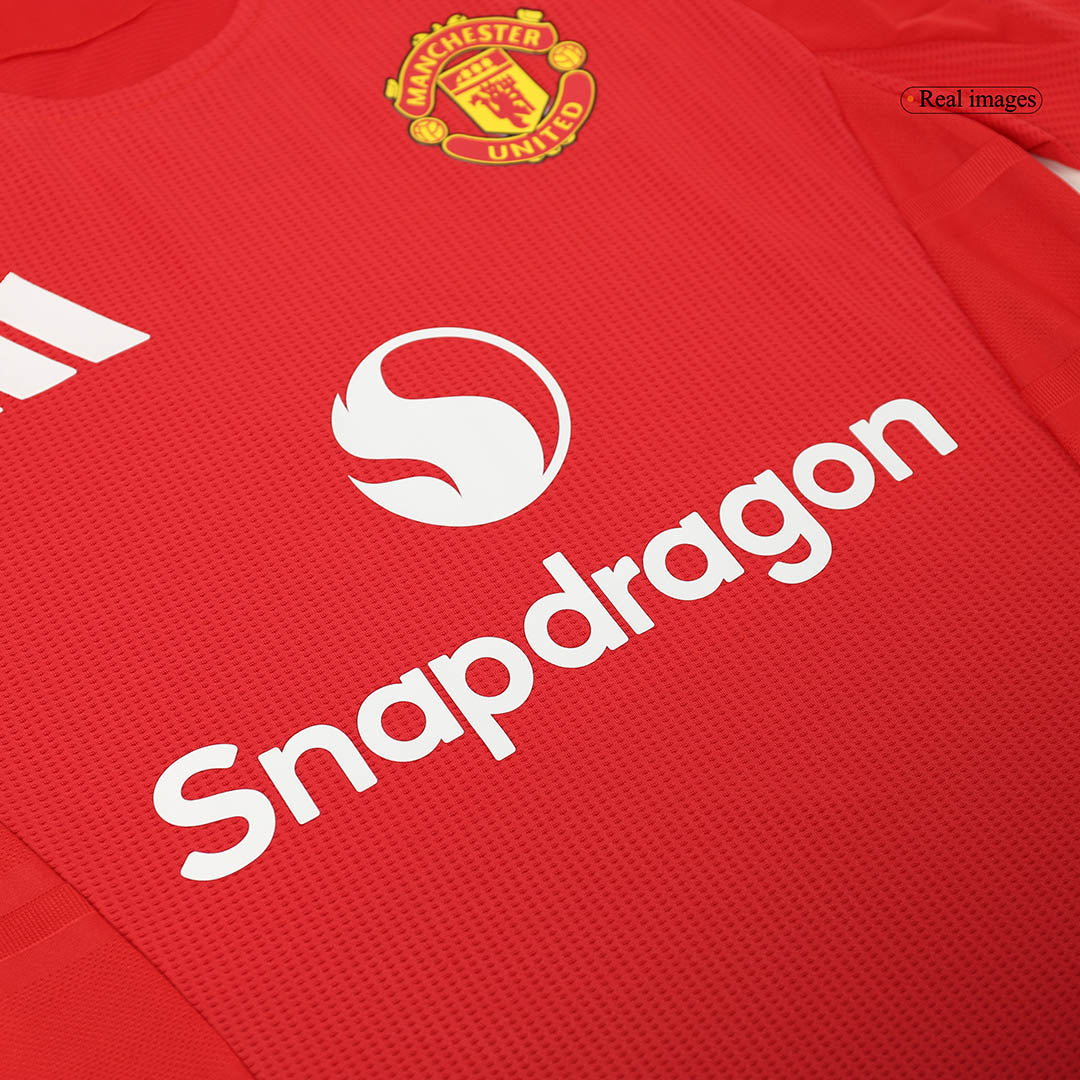 Authentic Manchester United Hazai Foci Mez Szett (Mez+Sort) 2024/25