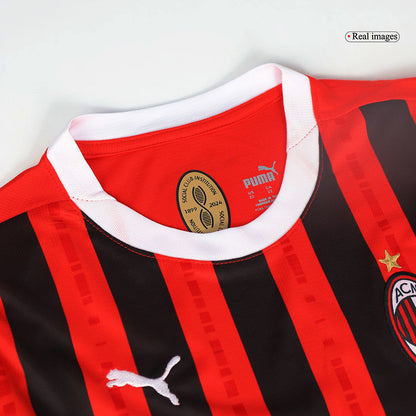 Kids AC Milan Home Soccer Jersey Kit (Jersey+Shorts) 2024/25