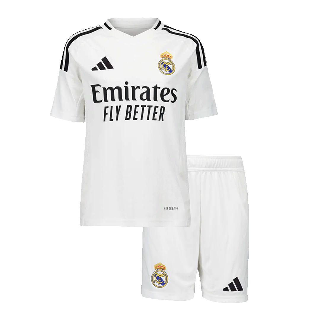 Gyerekek Real Madrid Hazai Foci Mez Készlet (Mez+Rövidnadrág) 2024/25