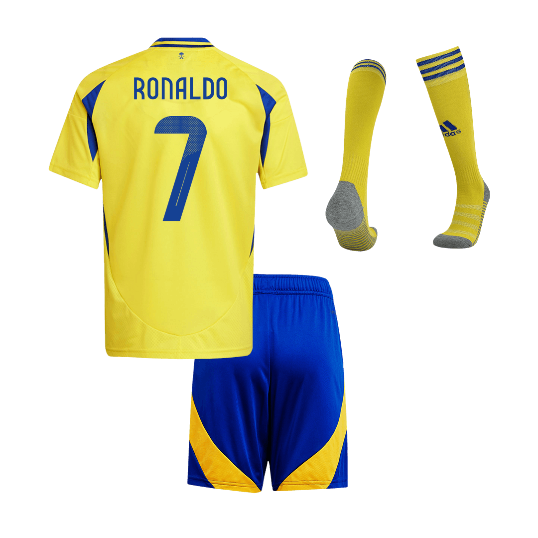 RONALDO #7 Al Nassr Hazai Gyerek Foci Mez Teljes Készlet 2024/25 - ACL