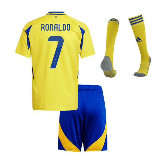 RONALDO #7 Al Nassr Hazai Gyerek Foci Mez Teljes Készlet 2024/25 - ACL