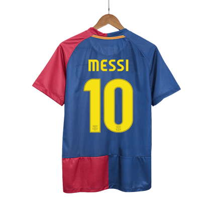 Vintage Labdarúgó Mez MESSI #10 Barcelona Hazai 2008/09 - UCL