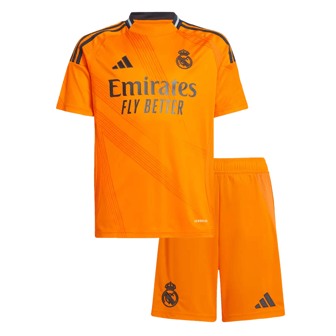 Kid's Real Madrid Away Football Shirt Kit (Shirt+Shorts) 2024/25 Football Kit UK