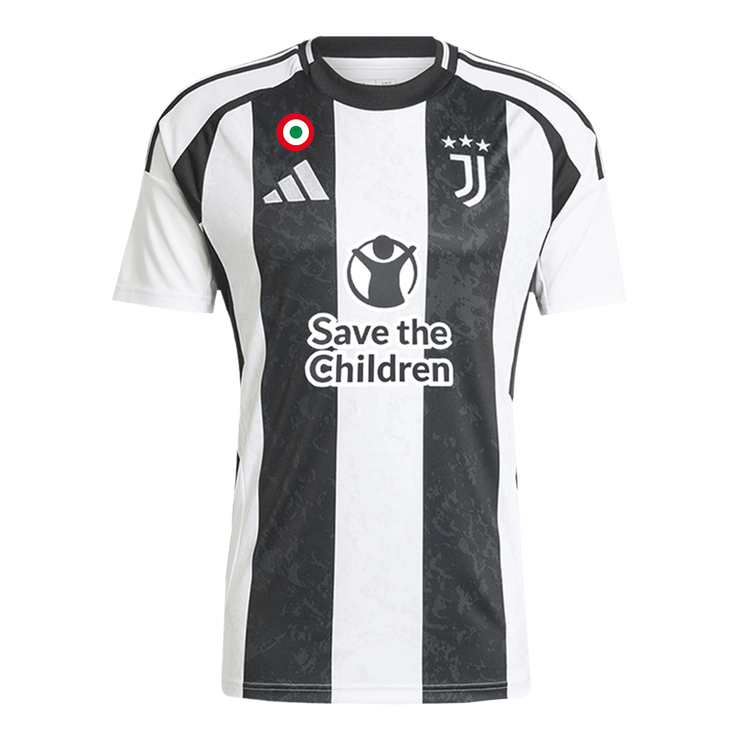 Juventus Home Soccer Jersey 2024/25 - Save The Children Sponsor