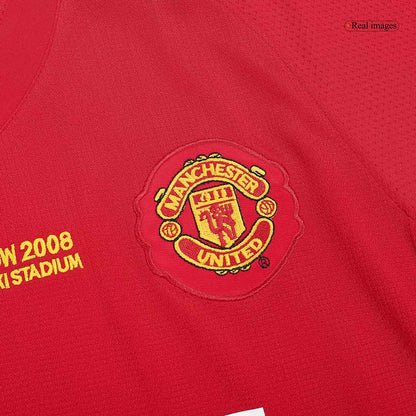 Vintage Foci Mez RONALDO #7 Manchester United Hazai 2007/08 - UCL Döntő