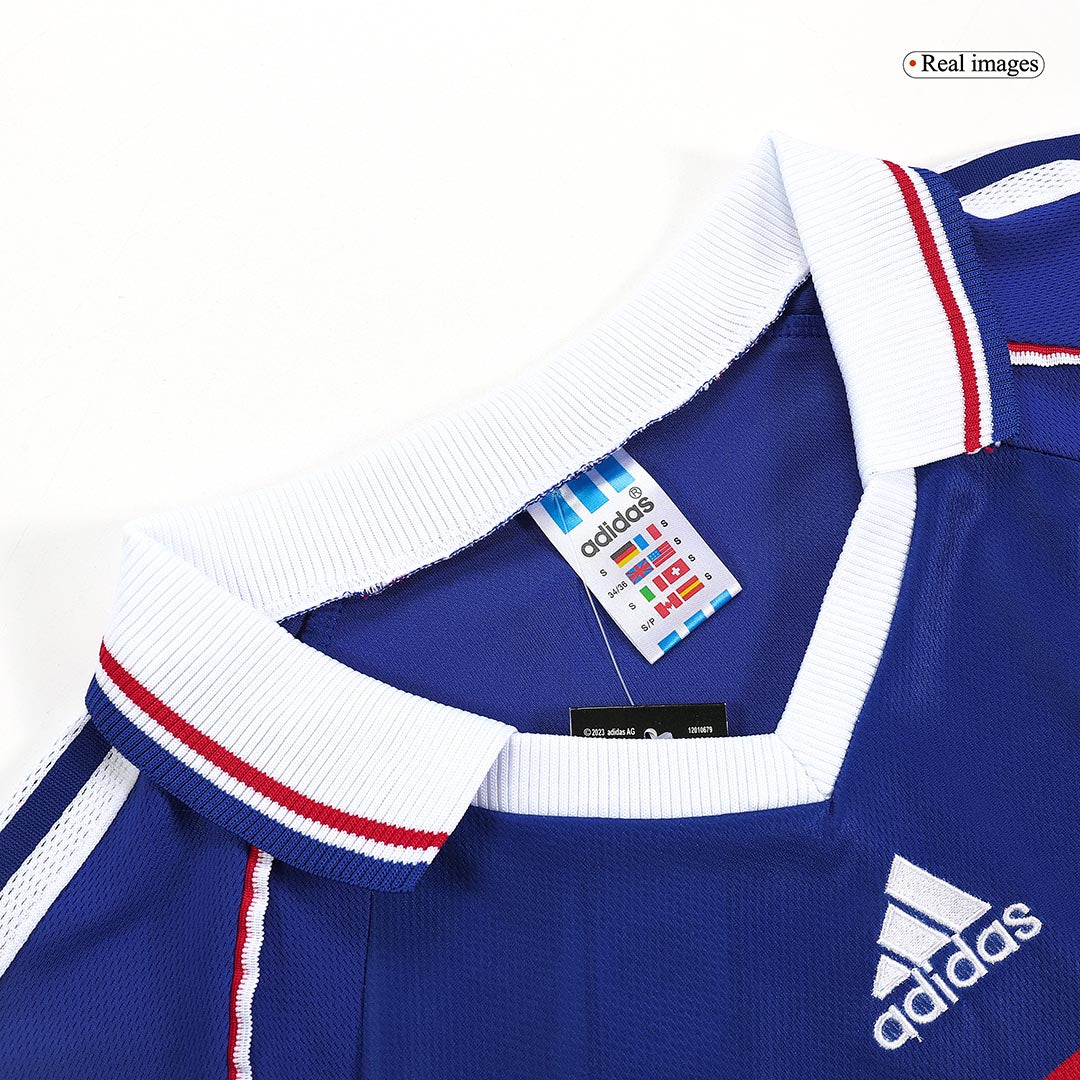 Retro France World Cup Home Jersey 1998 By Adidas 