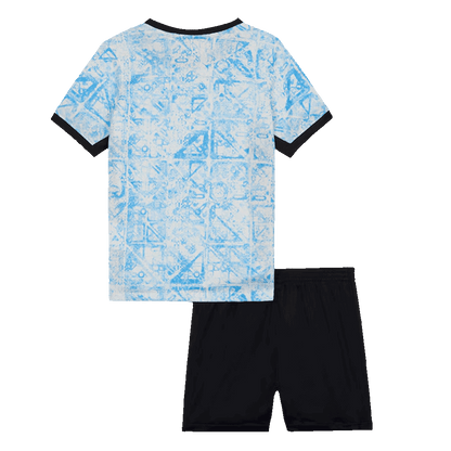 Kid's Portugal Away Soccer Jersey Kit(Jersey+Shorts) 2024 