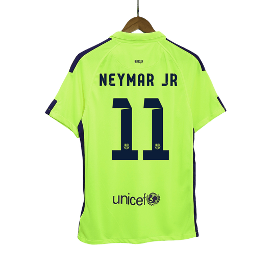 Vintage Foci Mez NEYMAR JR #11 Barcelona Harmadik Idegen 2014/15