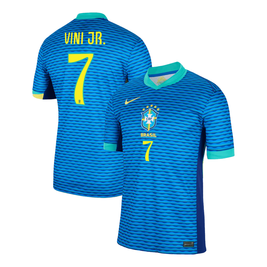 VINI JR. #7 Brazil Away Soccer Jersey Copa America 2024 