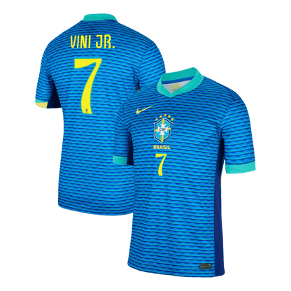 VINI JR. #7 Brazil Away Soccer Jersey Copa America 2024 