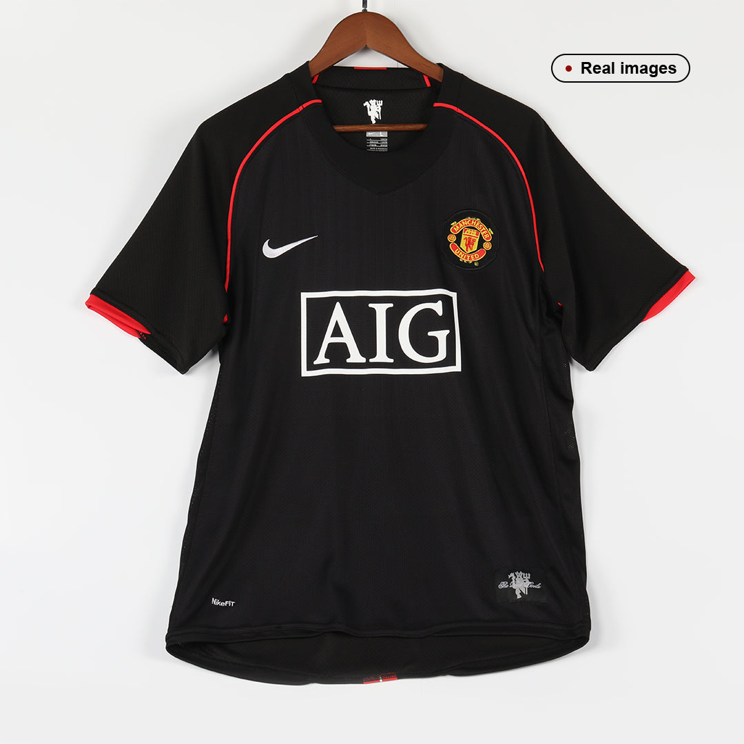 Retro 2007/08 Manchester United Idegenbeli Foci Mez