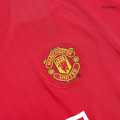 Retro 2007/08 Manchester United hazai hosszú ujjú futballmez