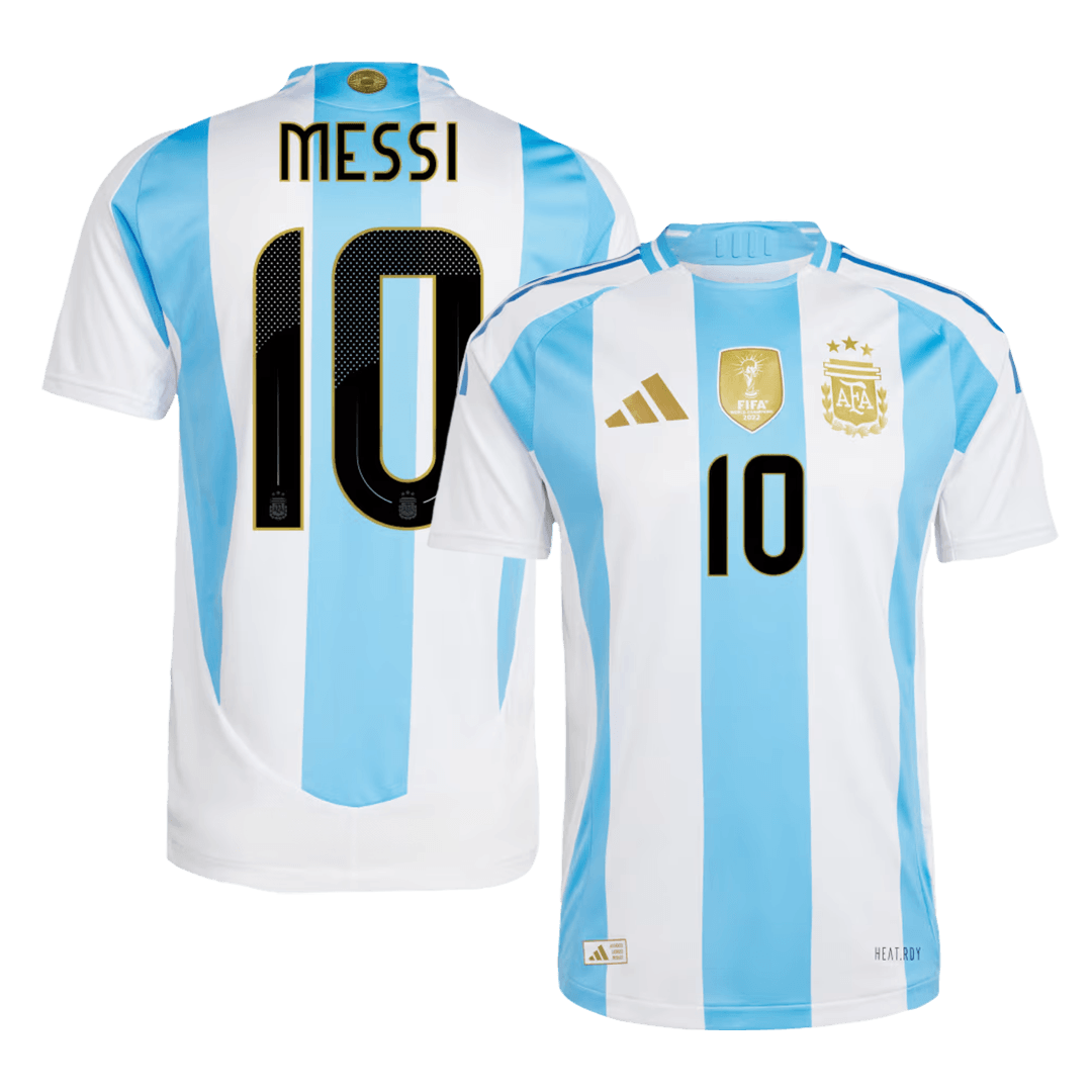 MESSI #10 Argentina Home Authentic Soccer Jersey 2024 