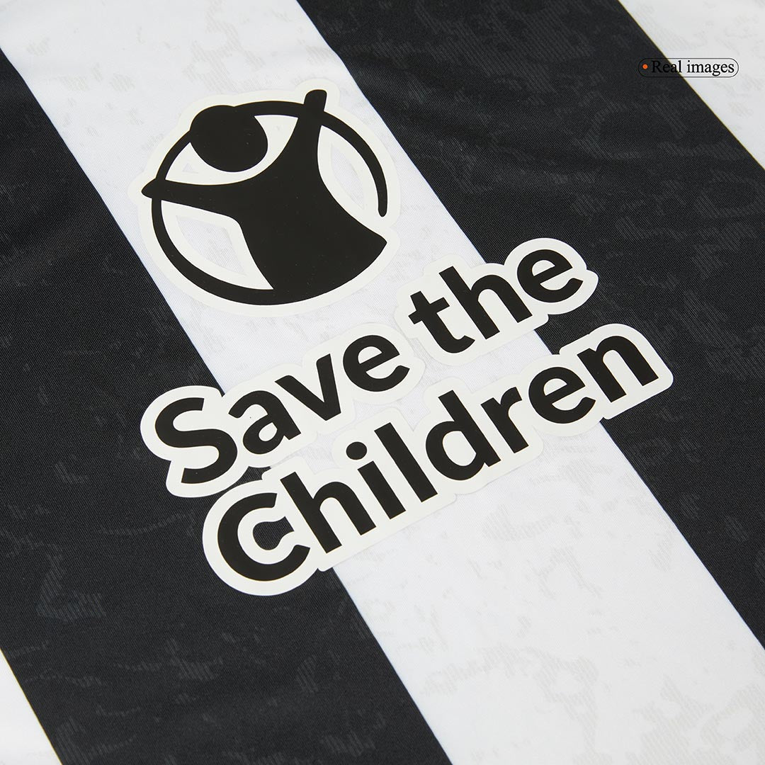 Juventus Home Soccer Jersey 2024/25 - Save The Children Sponsor