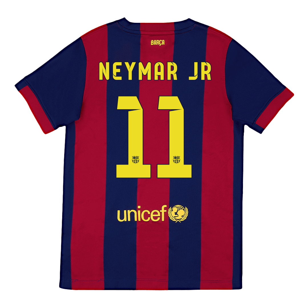 Vintage Foci Mez NEYMAR JR #11 Barcelona Hazai 2014/15