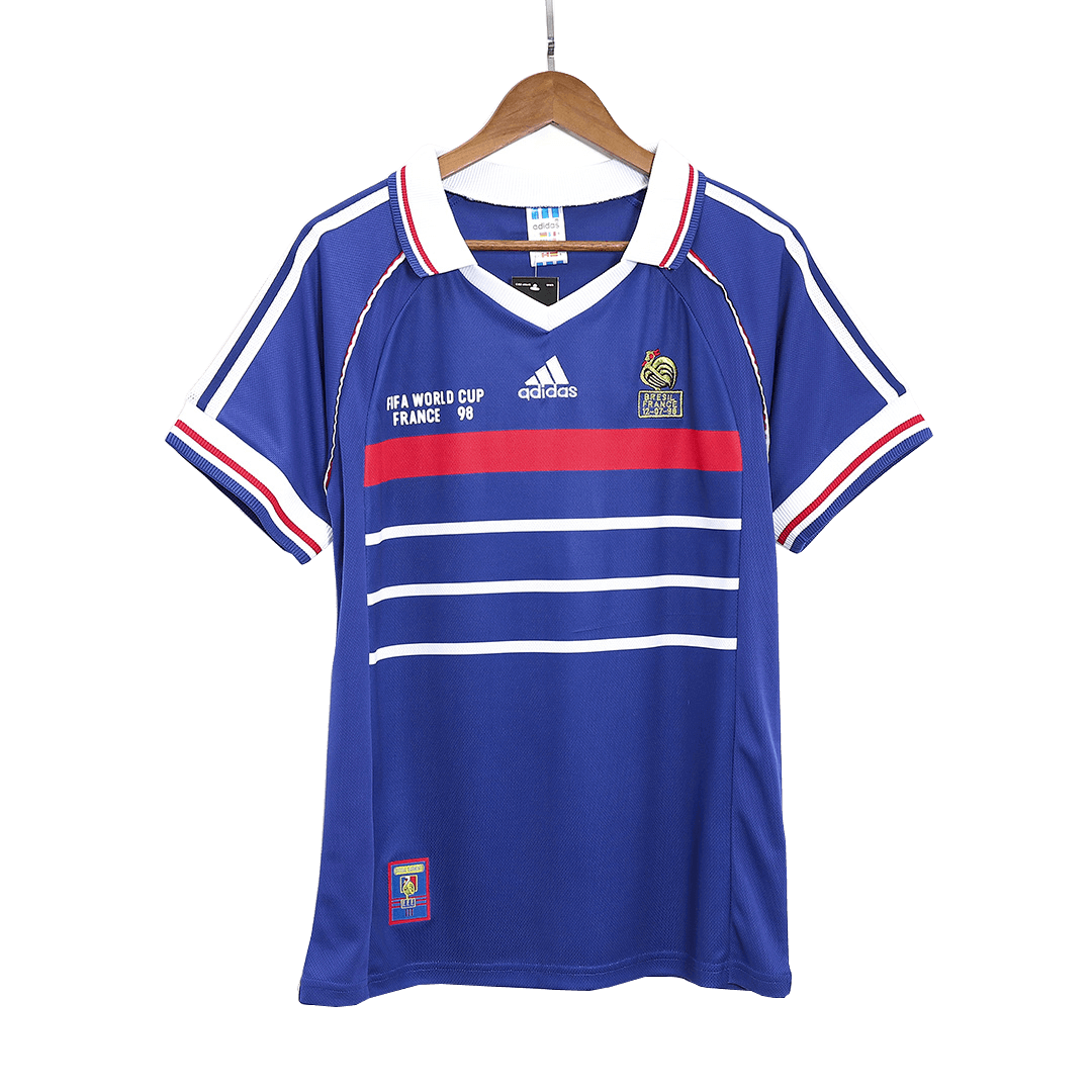 Retro France World Cup Home Jersey 1998 By Adidas 