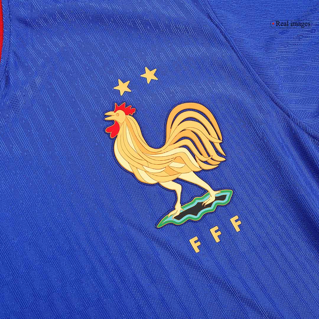 MBAPPE #10 France Home Authentic Soccer Jersey EURO 2024 