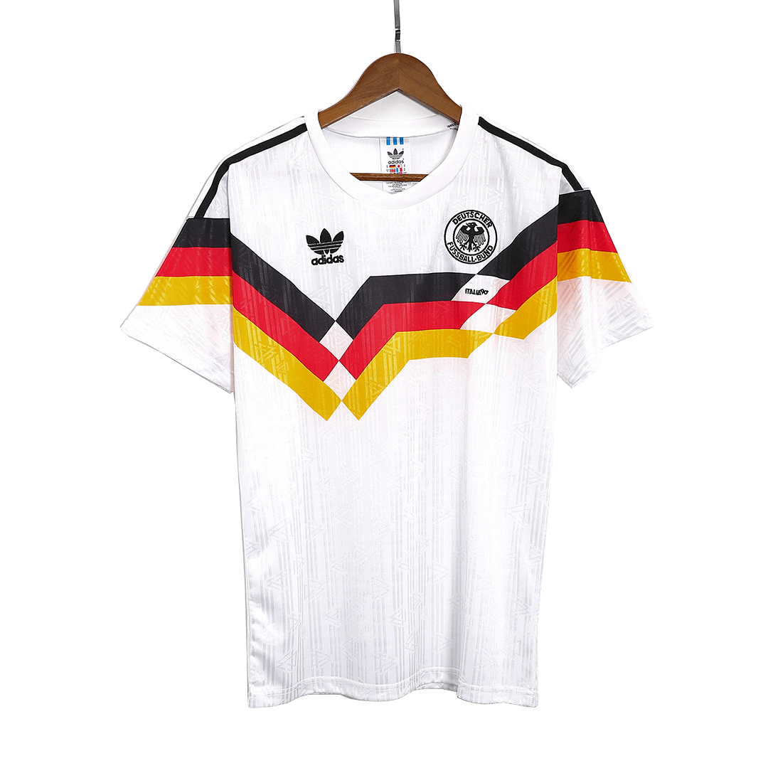 Vintage Soccer Jersey Németország Hazai 1990