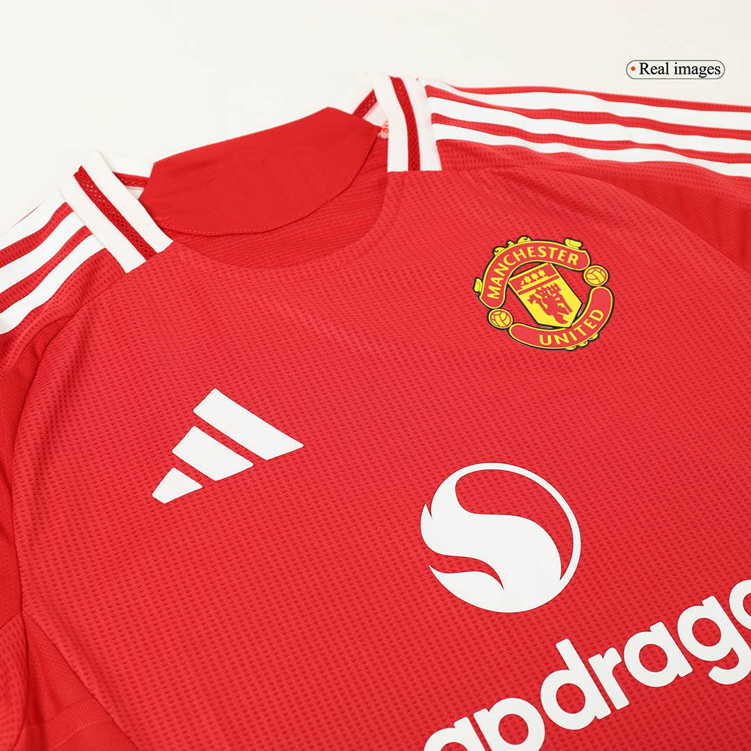 Authentic Manchester United Hazai Foci Mez Szett (Mez+Sort) 2024/25