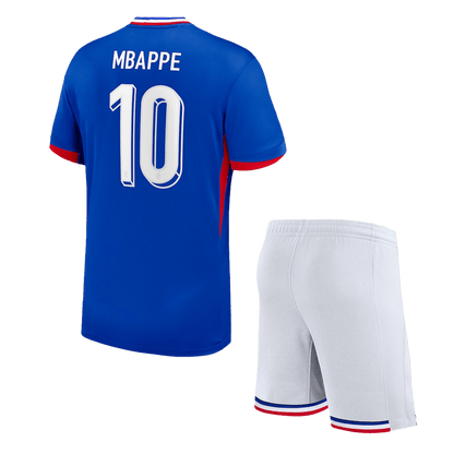 MBAPPE #10 France Home Kids Soccer Jerseys Kit EURO 2024 