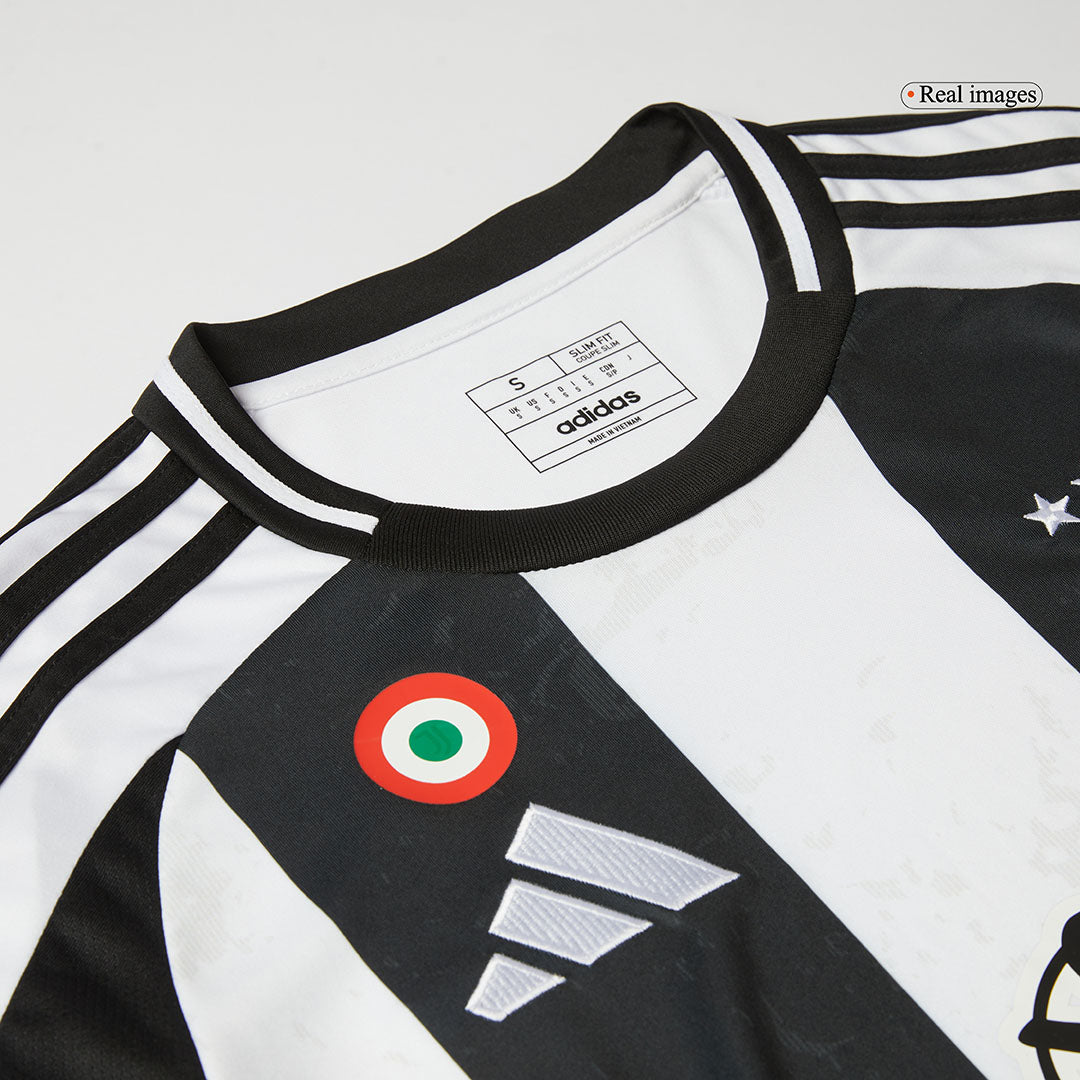 Juventus Home Soccer Jersey 2024/25 - Save The Children Sponsor