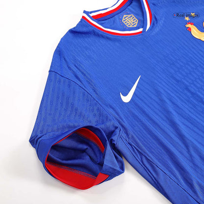 MBAPPE #10 France Home Authentic Soccer Jersey EURO 2024 