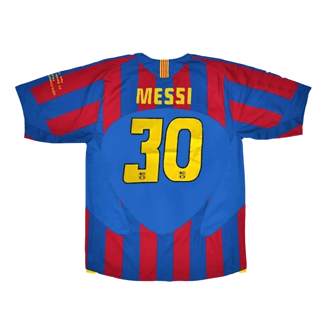 Vintage Foci Mez MESSI #30 Barcelona Hazai 2005/06 - UCL Döntő