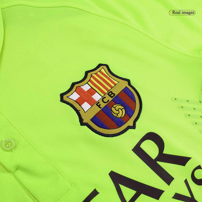 Vintage Foci Mezt MESSI #10 Barcelona Harmadik Idegenbeli 2014/15