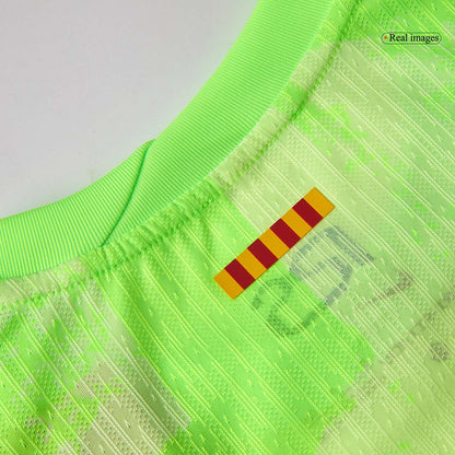 LAMINE YAMAL #19 Barcelona Third Away Authentic Soccer Jersey 2024/25- UCL¨Spotify Logo Without Text