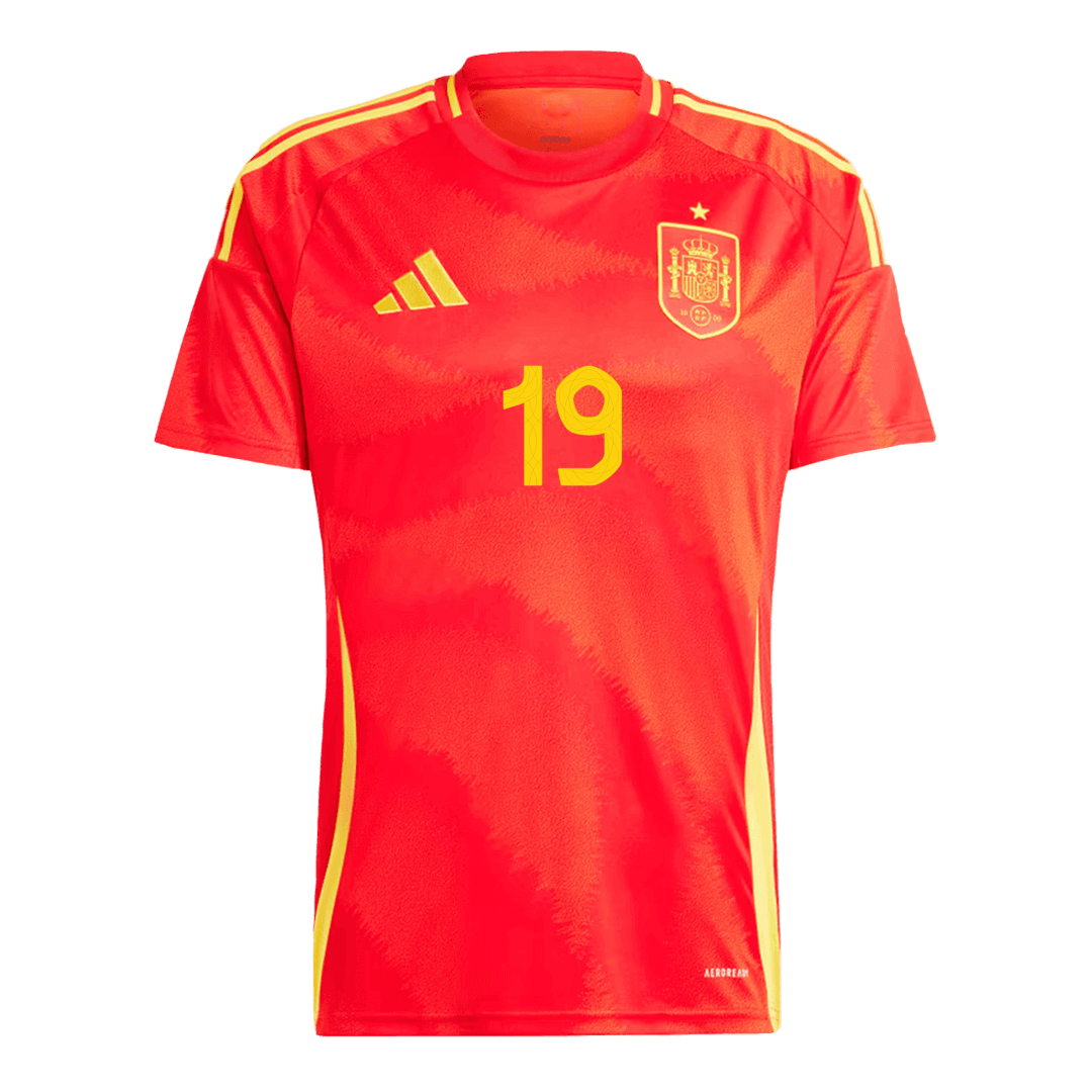 LAMINE YAMAL #19 Spanyol Hazai Foci Mez Euro 2024