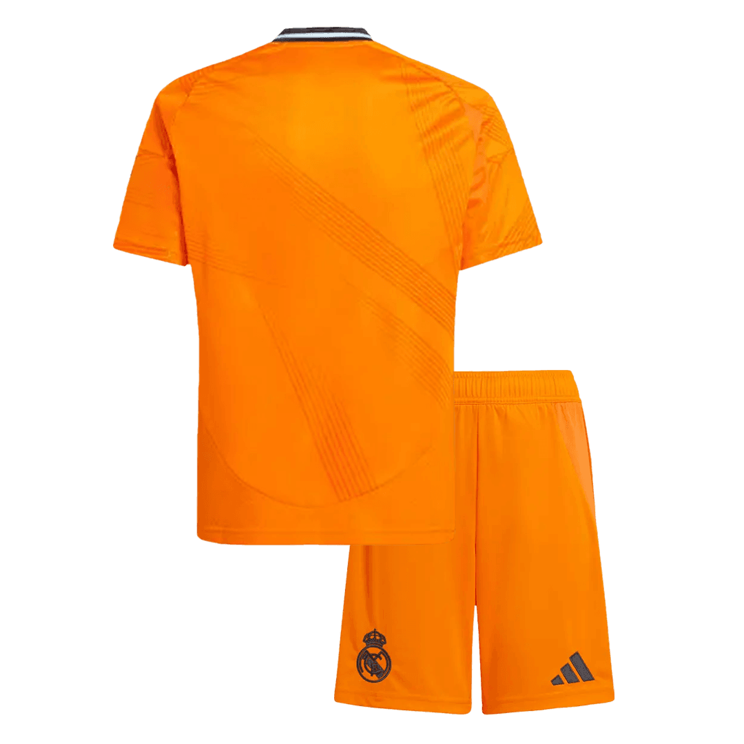 Kid's Real Madrid Away Football Shirt Kit (Shirt+Shorts) 2024/25 Football Kit UK