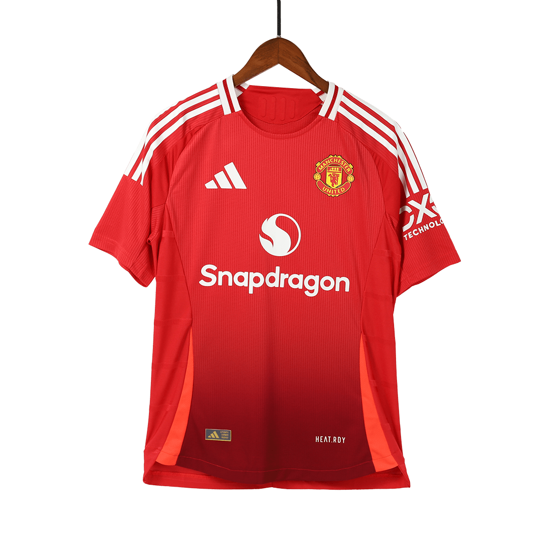 Authentic Manchester United Hazai Foci Mez Szett (Mez+Sort) 2024/25