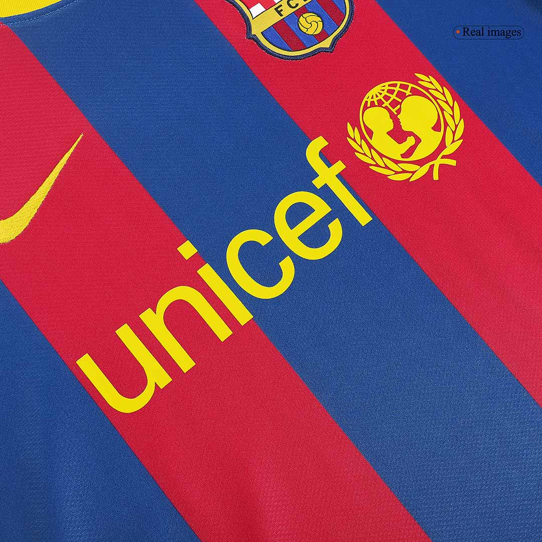 Vintage Focimez MESSI #10 Barcelona Hazai 2010/11